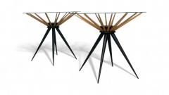 Giuseppe Scapinelli Side Tables in Two Tone Hardwood Glass Giuseppe Scapinelli 1950s Lot 768A - 4293030