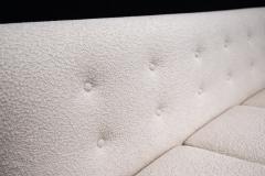 Giuseppe Scapinelli Sofa in Hardwood and Off White Boucl by Giuseppe Scapinelli Brazil 1950s - 4488696