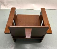 Giuseppe Terragni PAIR Italian Mid Century Rationalist Armchairs Sheepskin Coverings G Terragni - 4523349