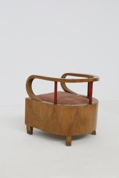 Giuseppe Terragni Pair of Italian Art Dec Armchairs attributed to Giuseppe Terragni 1920s - 1535318