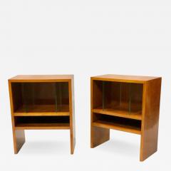 Giuseppe Terragni Pair of Italian Rationalist Nightstands or End Tables by Terragni 1930 - 1772649