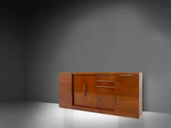 Giuseppe Terragni Rare and Large rationalist sideboard attributed to G Terragni brass handles - 4106194