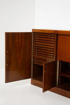 Giuseppe Terragni Rare and Large rationalist sideboard attributed to G Terragni brass handles - 4106230