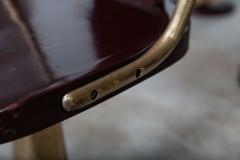 Giuseppe Verdi Mahogany Brass Swivel Ship Chairs - 2843893