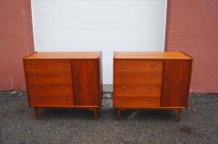 Gj vik M belfabriken Pair of Teak Chests of Drawers by Gj vik M belfabriken - 3268818