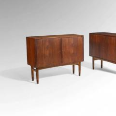 Gjovik Mobelfabriken Mid Century Modern Low Cabinets Teak Denmark 1950s - 3927987