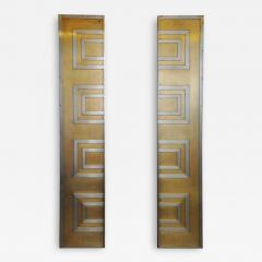 Glamorous Bronze and Stainless Entry Doors - 1215259