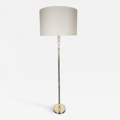 Glamorous Mid Century Modern Floor Lamp in Handblown Murano Glass and Brass - 1703241