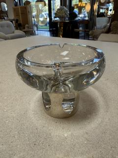 Glass Ashtray with Metal Clad Base - 4459188