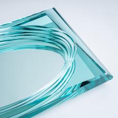 Glass Centerpiece in the style of Fontana Arte Italy 20th Century - 4416875