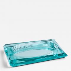 Glass Centerpiece in the style of Fontana Arte Italy 20th Century - 4419397