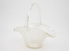 Glass Dish in the shape of a Basket - 2687682