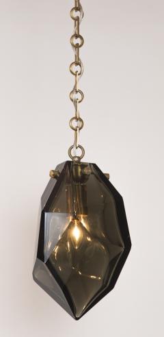 Glass Faceted Diamond Shaped Pendant Light - 1073200