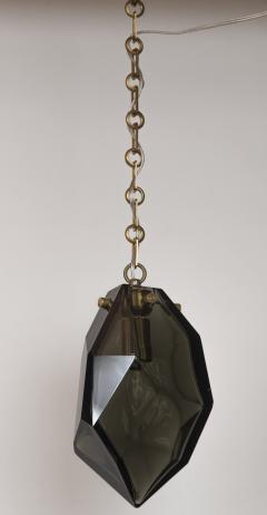 Glass Faceted Diamond Shaped Pendant Light - 1073206