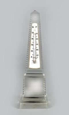 Glass Obelisk Desk Thermometer - 2501955