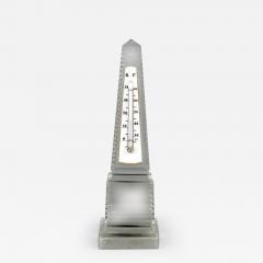 Glass Obelisk Desk Thermometer - 2502620