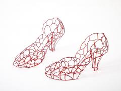 Glass Ruby Slippers by Tina Betz - 4360562