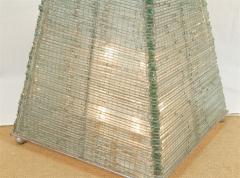 Glass Sculptural Pyramid Floor Light - 682283