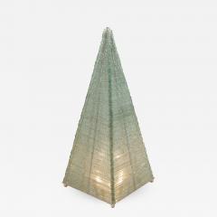 Glass Sculptural Pyramid Floor Light - 682685