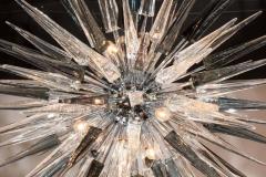 Glass Studio Murano Modernist Handblown Murano Glass Spiked Starburst Chandelier - 1580725