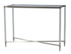 Glass Top Acrylic Console Table - 1994591