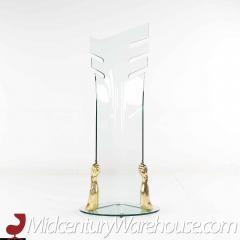Glass and Brass Hands Coat Rack - 3695801