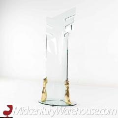 Glass and Brass Hands Coat Rack - 3695802