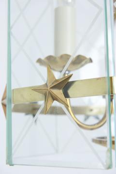 Glass and Brass Lantern - 4165053