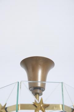 Glass and Brass Lantern - 4165057