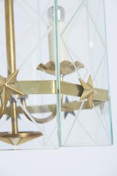 Glass and Brass Lantern - 4165059