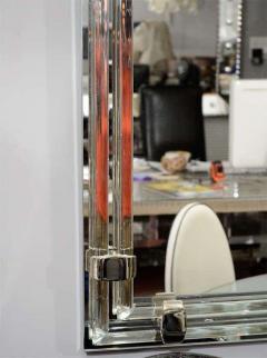 Glass and Chrome Tubular Mirror - 3101615