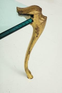 Glass and Gilt Bronze Cocktail Table Attributed to P E Guerin - 775786