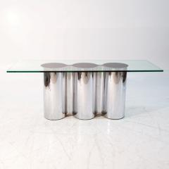 Glass and Steel console by Armet - 1372986
