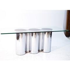Glass and Steel console by Armet - 1372987