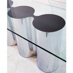 Glass and Steel console by Armet - 1372988