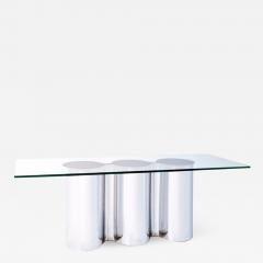 Glass and Steel console by Armet - 1375283