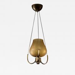 Glass and brass pendant - 4072970