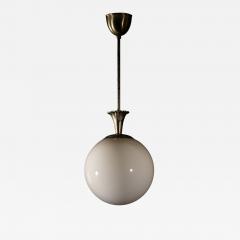 Glass and brass pendant - 4391834