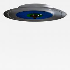 Glass disc ceiling lamp - 4127567