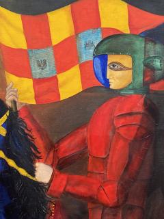 Glauco Pinto de Morais Knight and Blue Horse  - 2206961