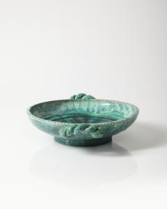 Glazed Ceramic Bowl France c 1970 - 3740461