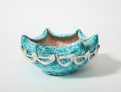 Glazed Ceramic Bowl in the Manner of Gustave Asch Sainte Radegonde Italy - 3055358