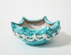 Glazed Ceramic Bowl in the Manner of Gustave Asch Sainte Radegonde Italy - 3055369