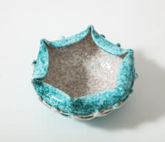 Glazed Ceramic Bowl in the Manner of Gustave Asch Sainte Radegonde Italy - 3055370