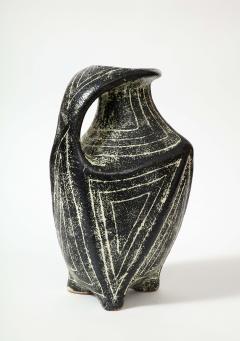 Glazed Ceramic Floor Vase Hungary c 1970 - 4101203