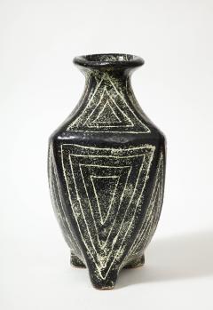 Glazed Ceramic Floor Vase Hungary c 1970 - 4101211