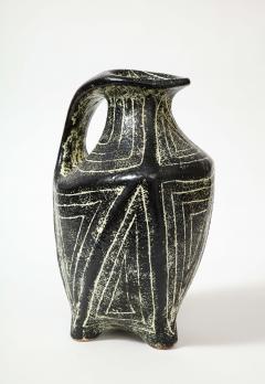 Glazed Ceramic Floor Vase Hungary c 1970 - 4101212