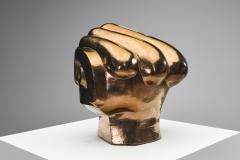 Glazed Ceramic Head Sculpture by Roy Terbeek The Netherlands 1994 - 4370807