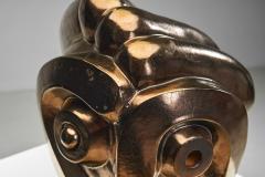 Glazed Ceramic Head Sculpture by Roy Terbeek The Netherlands 1994 - 4370811