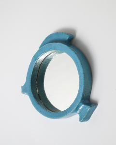 Glazed Ceramic Mirror France c 2000 - 4015773